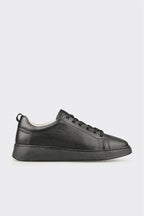 Black Leather Men's Sneaker