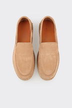 Tan Leather Men's Casual Shoe