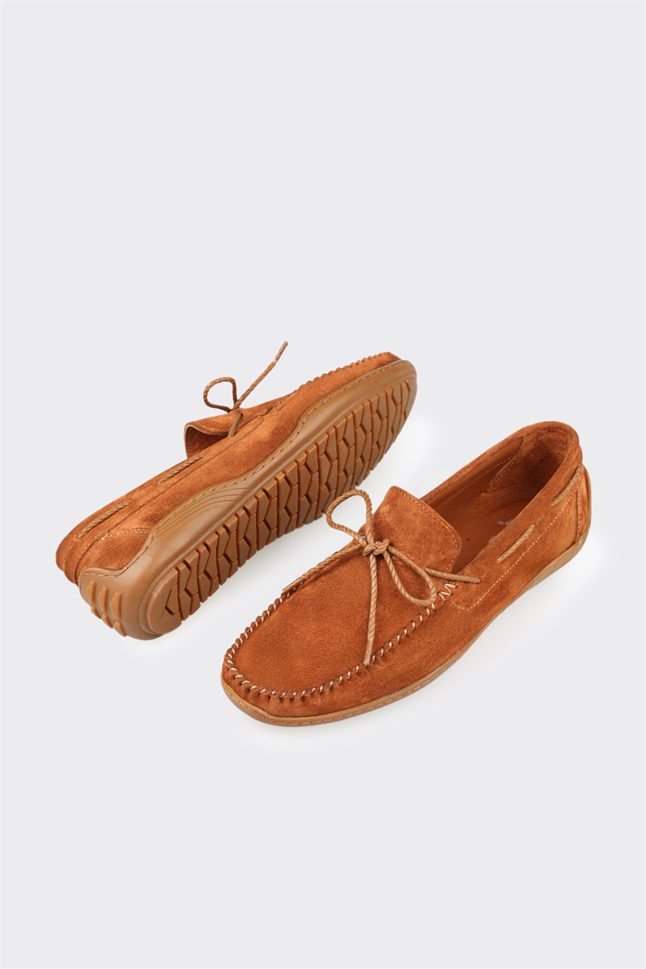 Tan Leather Men's Casual Shoe