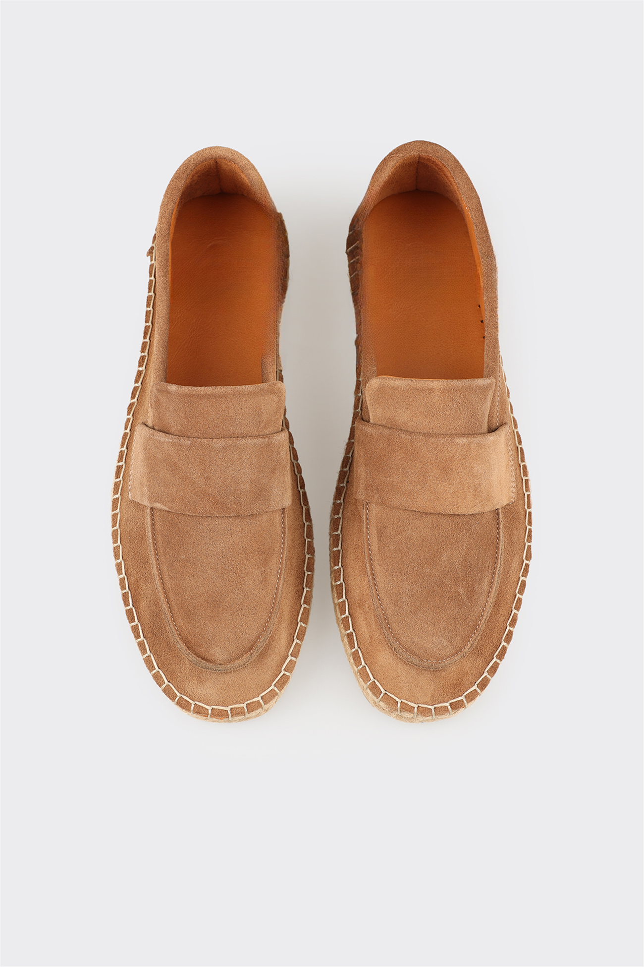 Tan Leather Men's Casual Shoe