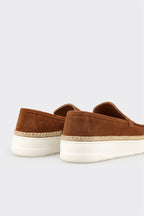 Tan Leather Men's Casual Shoe