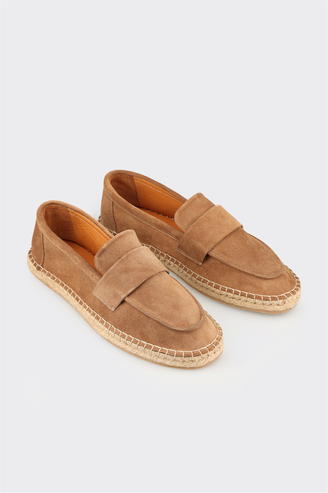 Tan Leather Men's Casual Shoe