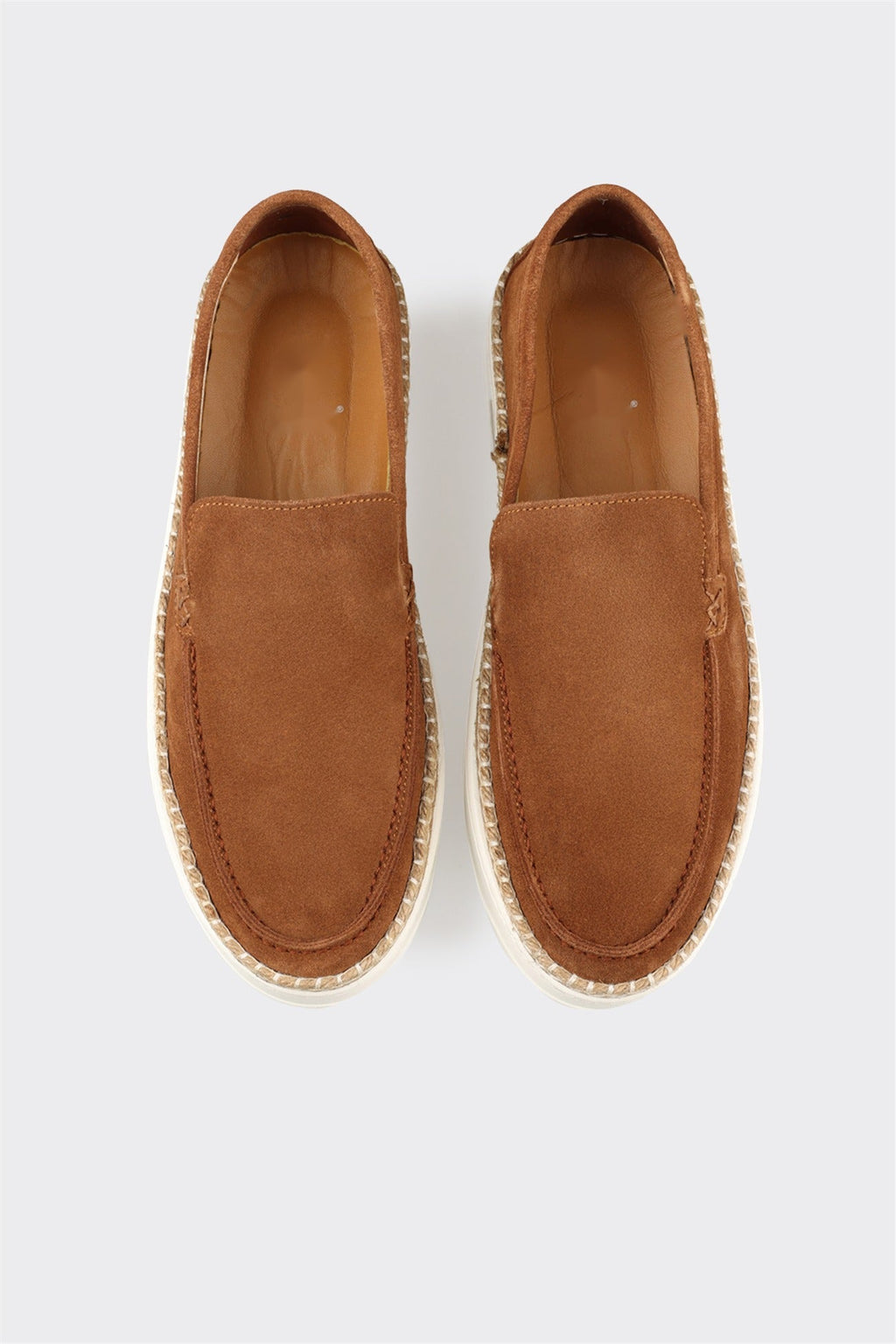Tan Leather Men's Casual Shoe