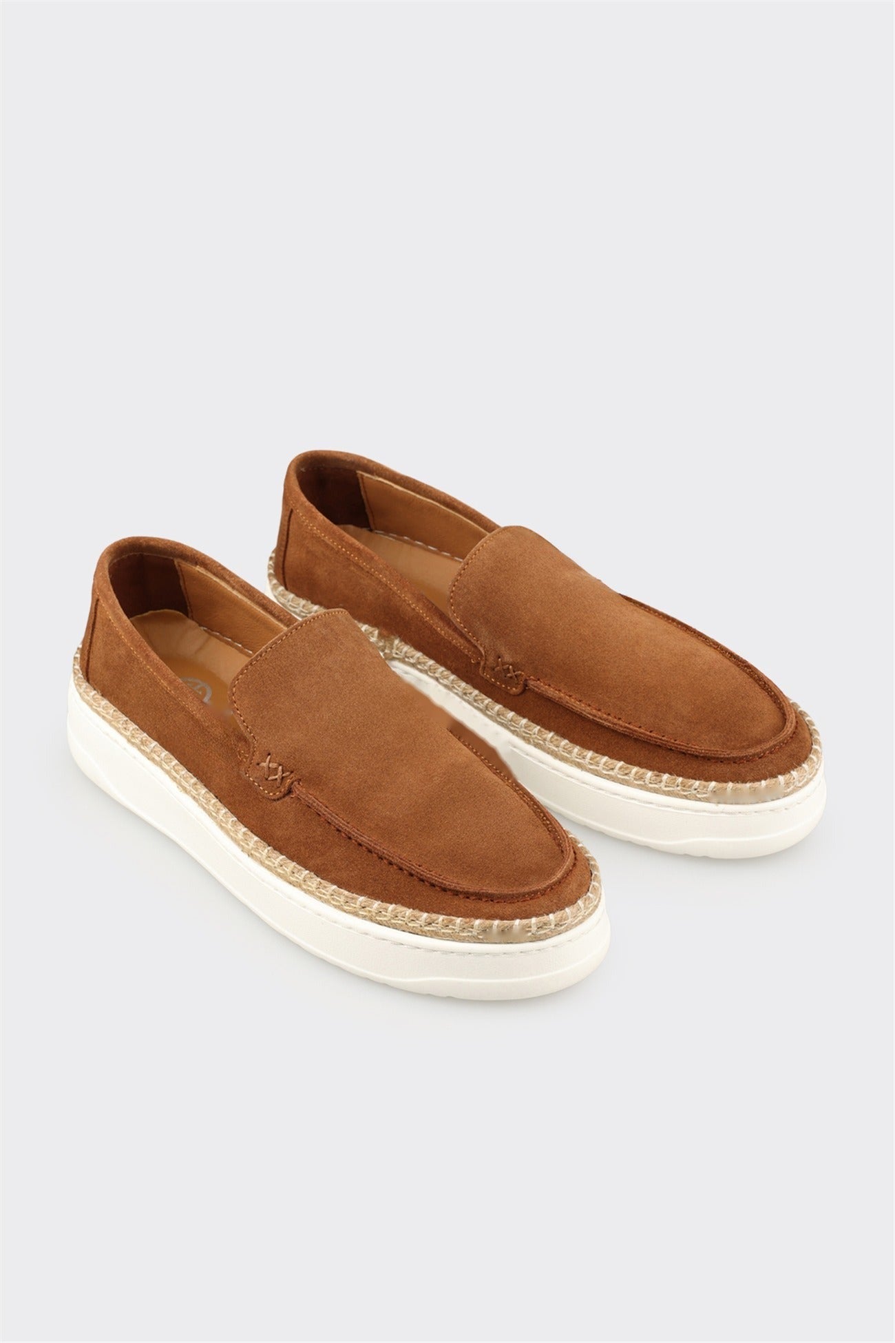 Tan Leather Men's Casual Shoe