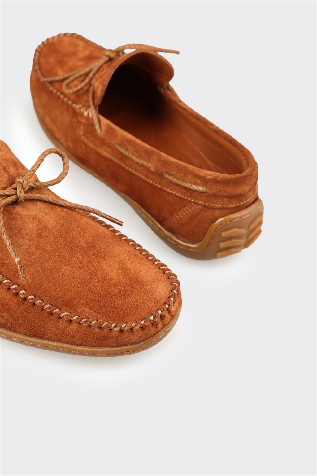 Tan Leather Men's Casual Shoe