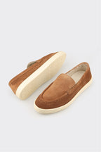 Tan Leather Men's Casual Shoe