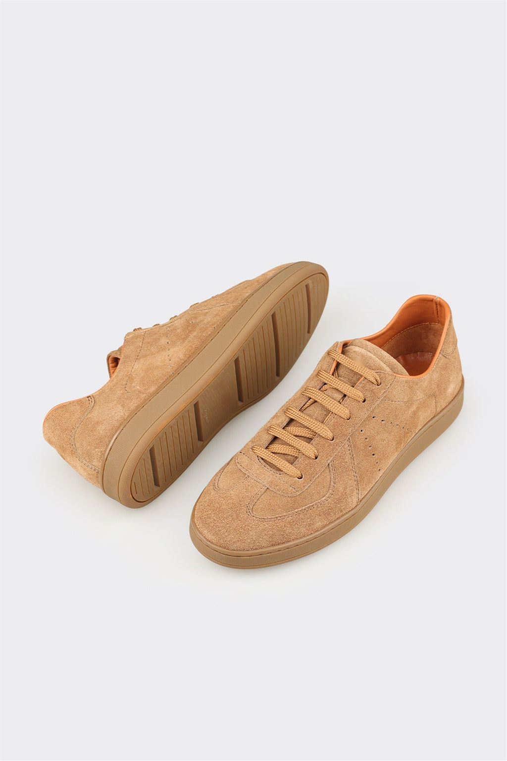 Tan Leather Men's Casual Shoe