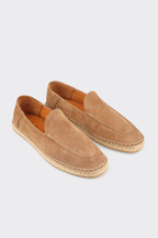 Tan Leather Men's Casual Shoe