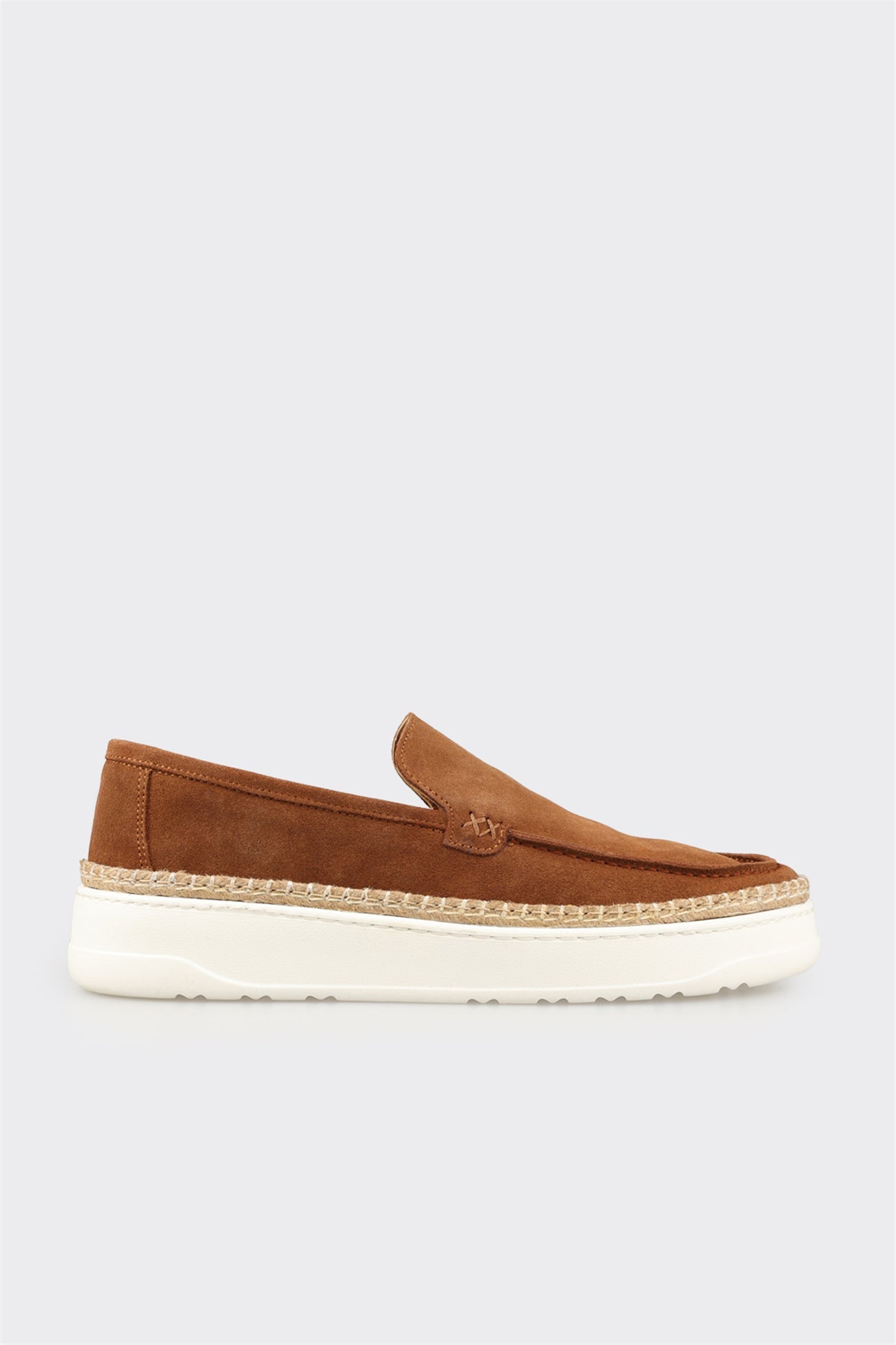 Tan Leather Men's Casual Shoe