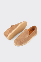 Tan Leather Men's Casual Shoe
