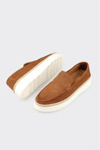 Tan Leather Men's Casual Shoe