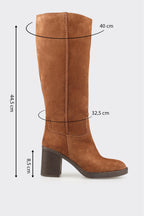 Tan Leather Women's Tall Boot