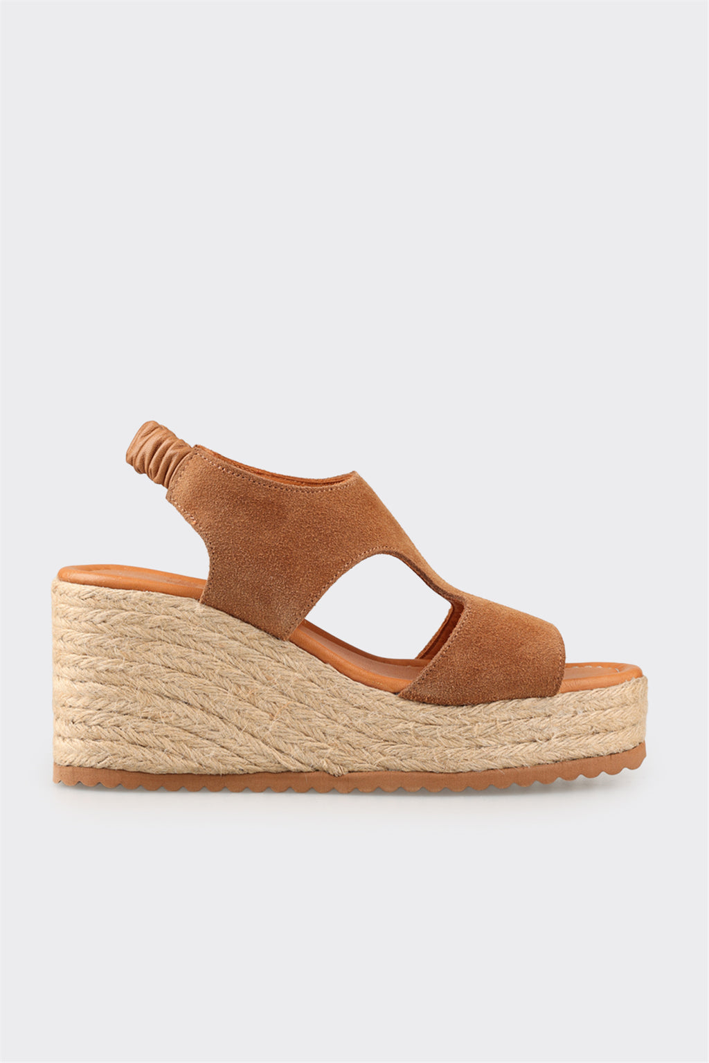 Tan Leather Women's Espadrille