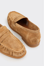 Tan Leather Women's Casual Shoe