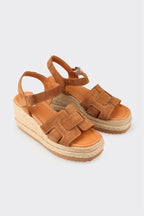 Tan Leather Women's Sandal