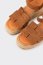 Tan Leather Women's Sandal