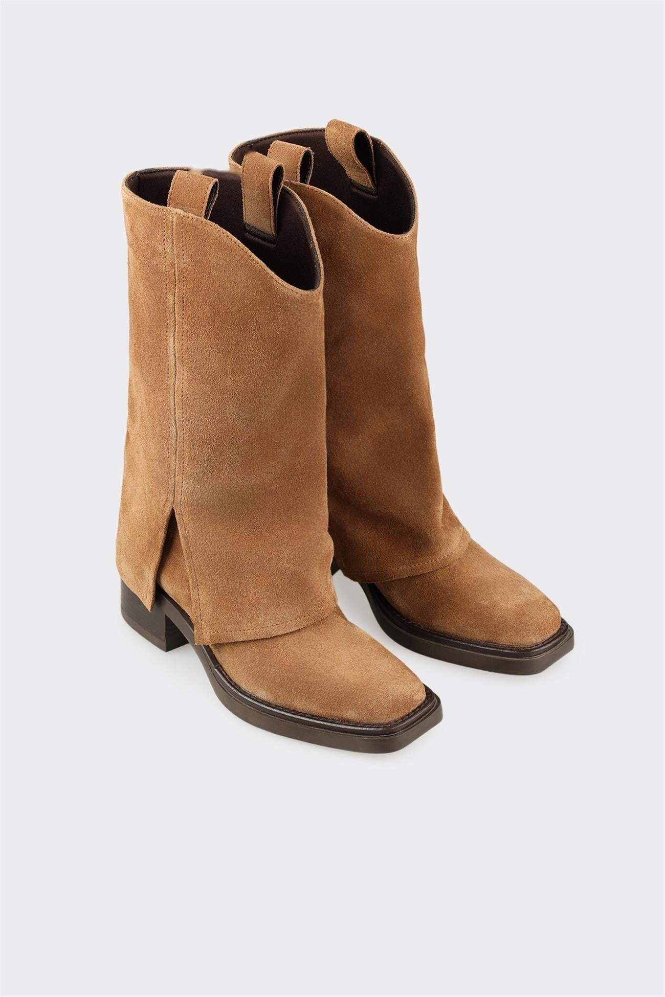 Tan Leather Women's Western Tall Boot