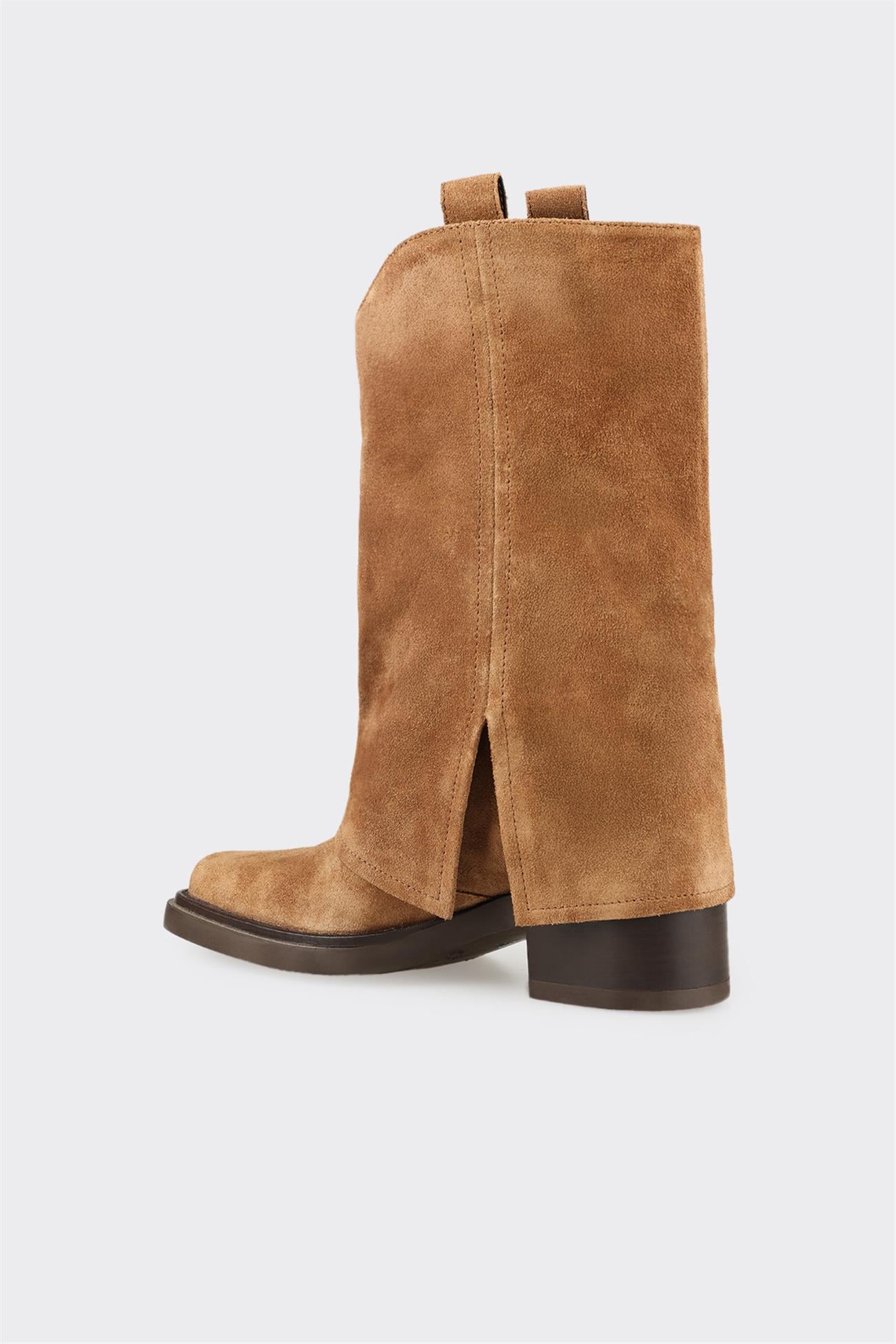 Tan Leather Women's Western Tall Boot