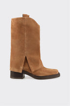 Tan Leather Women's Western Tall Boot