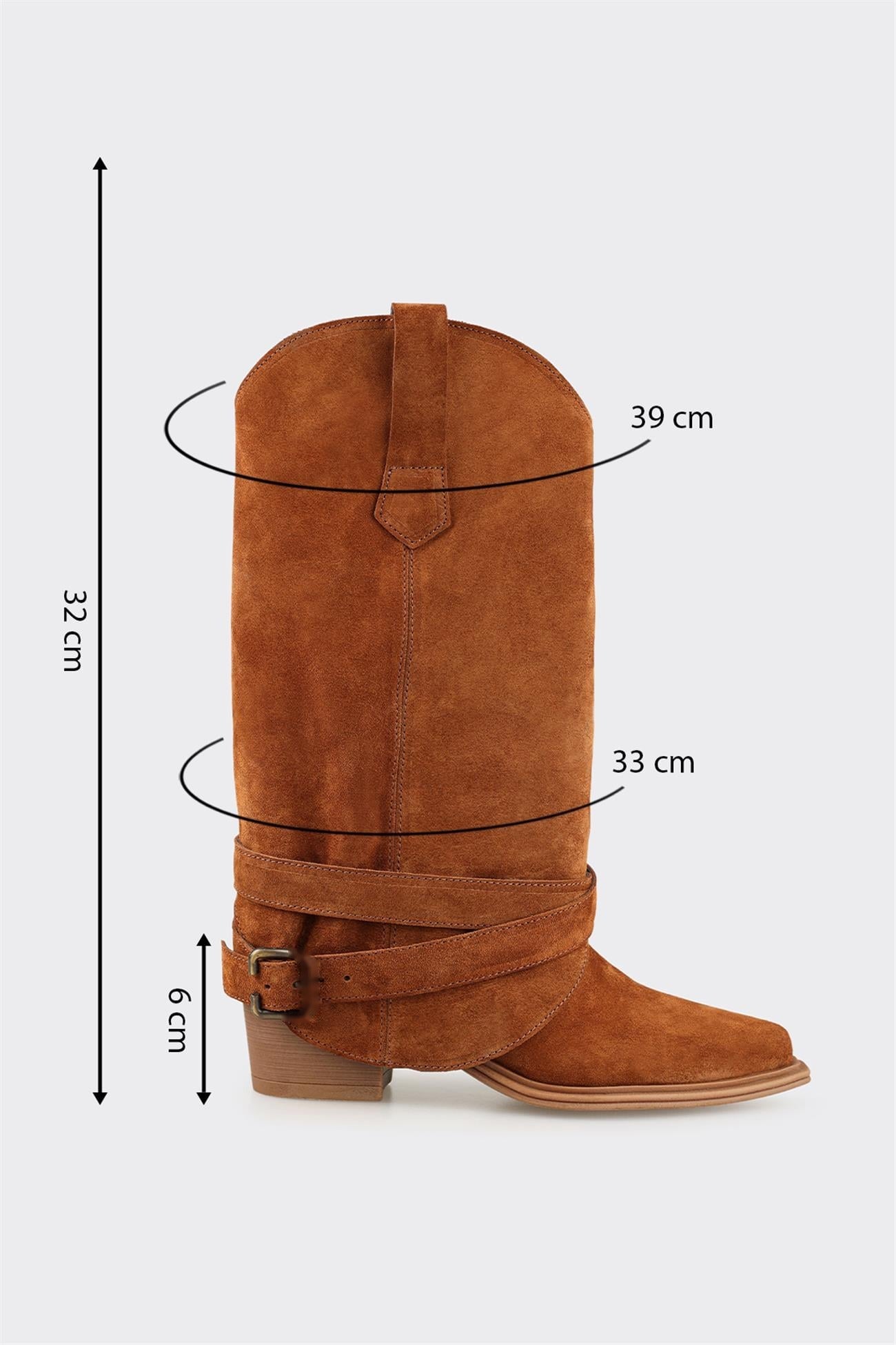 Tan Leather Women's Western Tall Boot