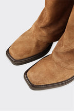 Tan Leather Women's Western Tall Boot