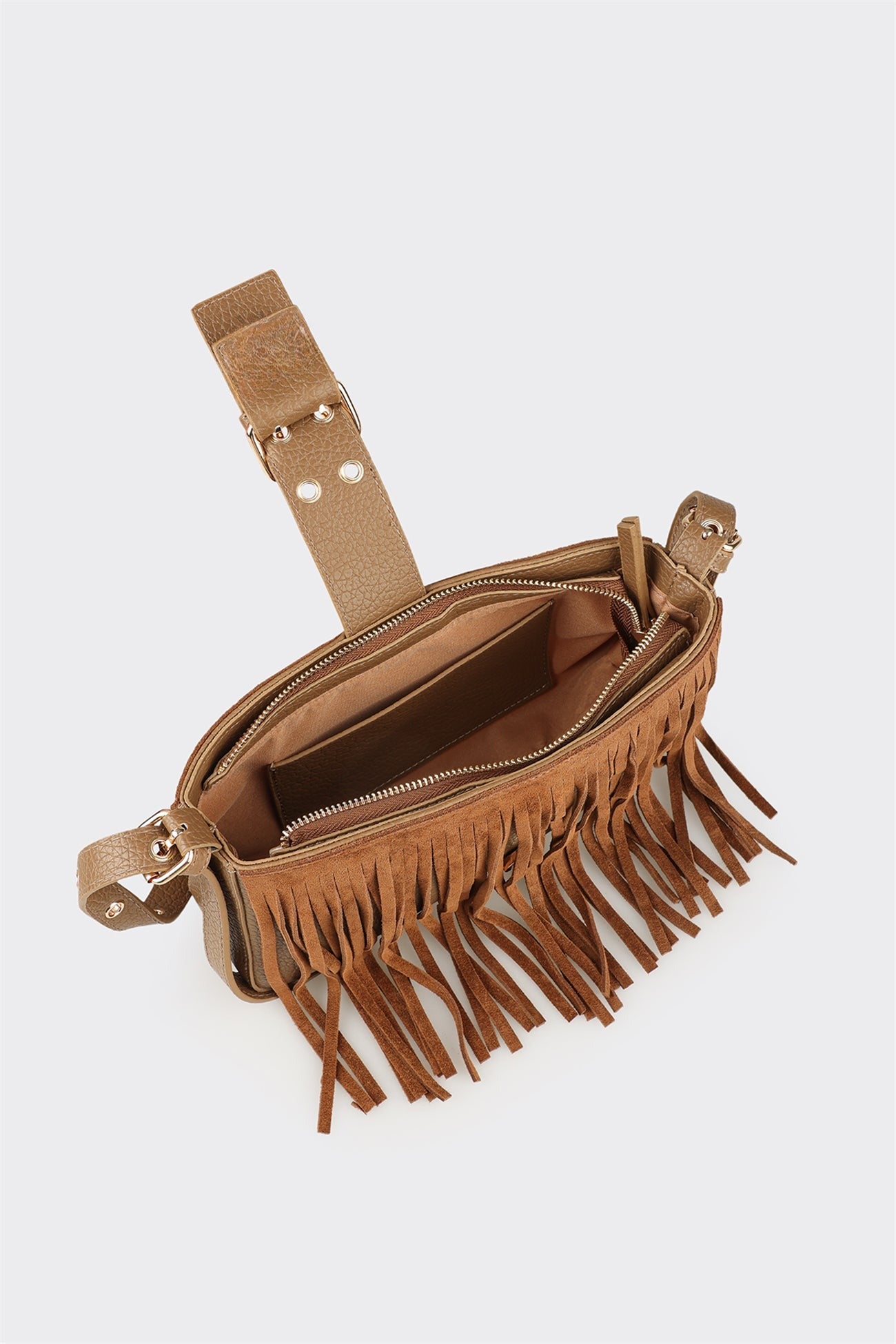 Tan Women's Mini Crossbody Bag