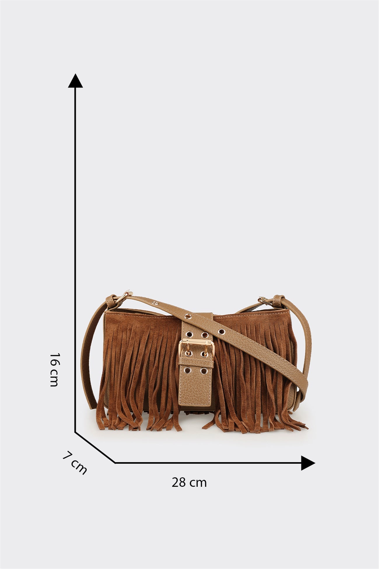 Tan Women's Mini Crossbody Bag