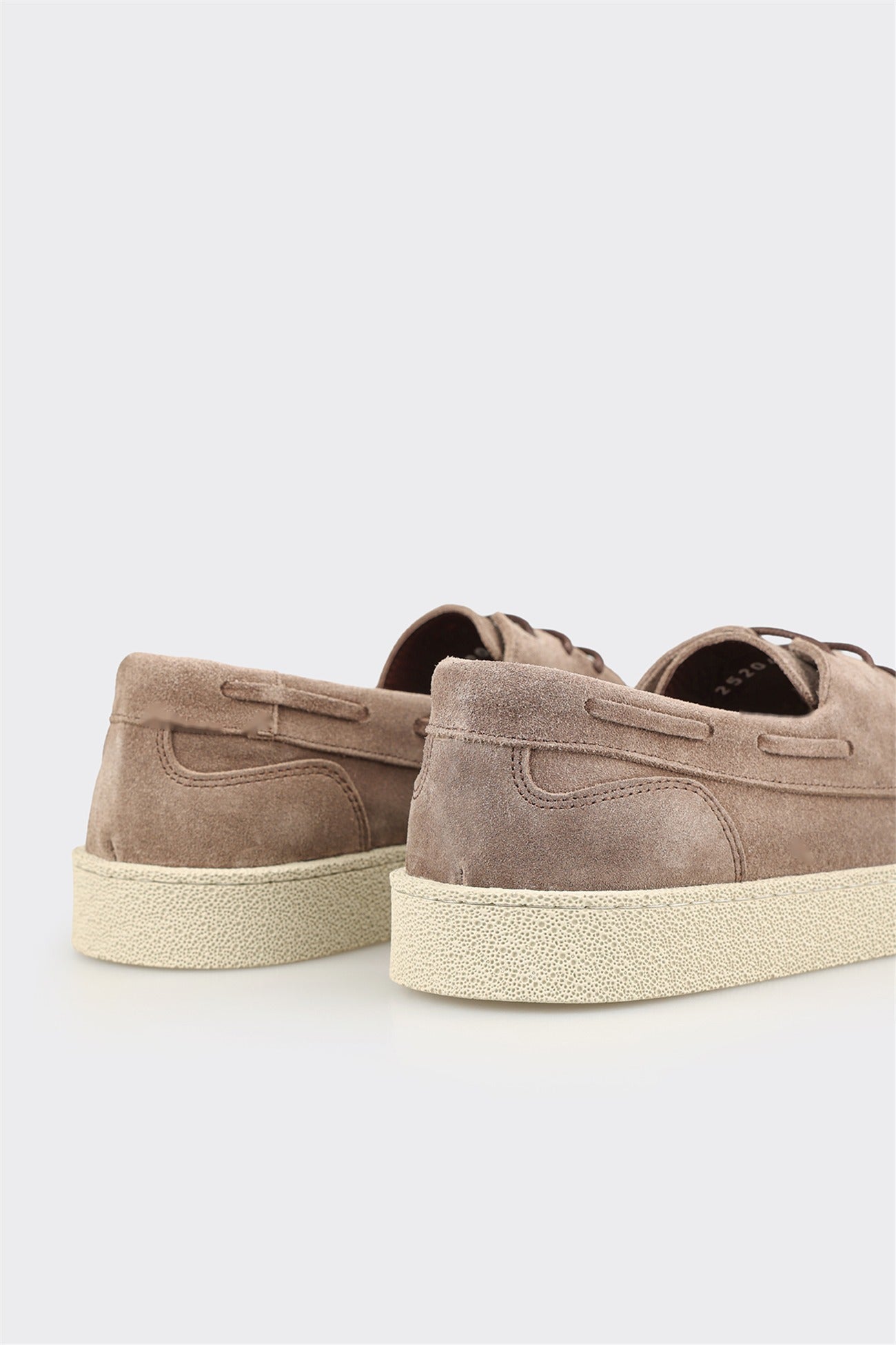 Taupe Leather Men's Casual Shoe