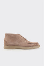 Taupe Leather Men's Casual Boot