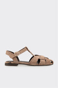 Taupe Leather Women's Casual Shoe