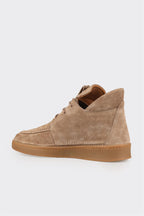 Taupe Leather Women's Casual Boot