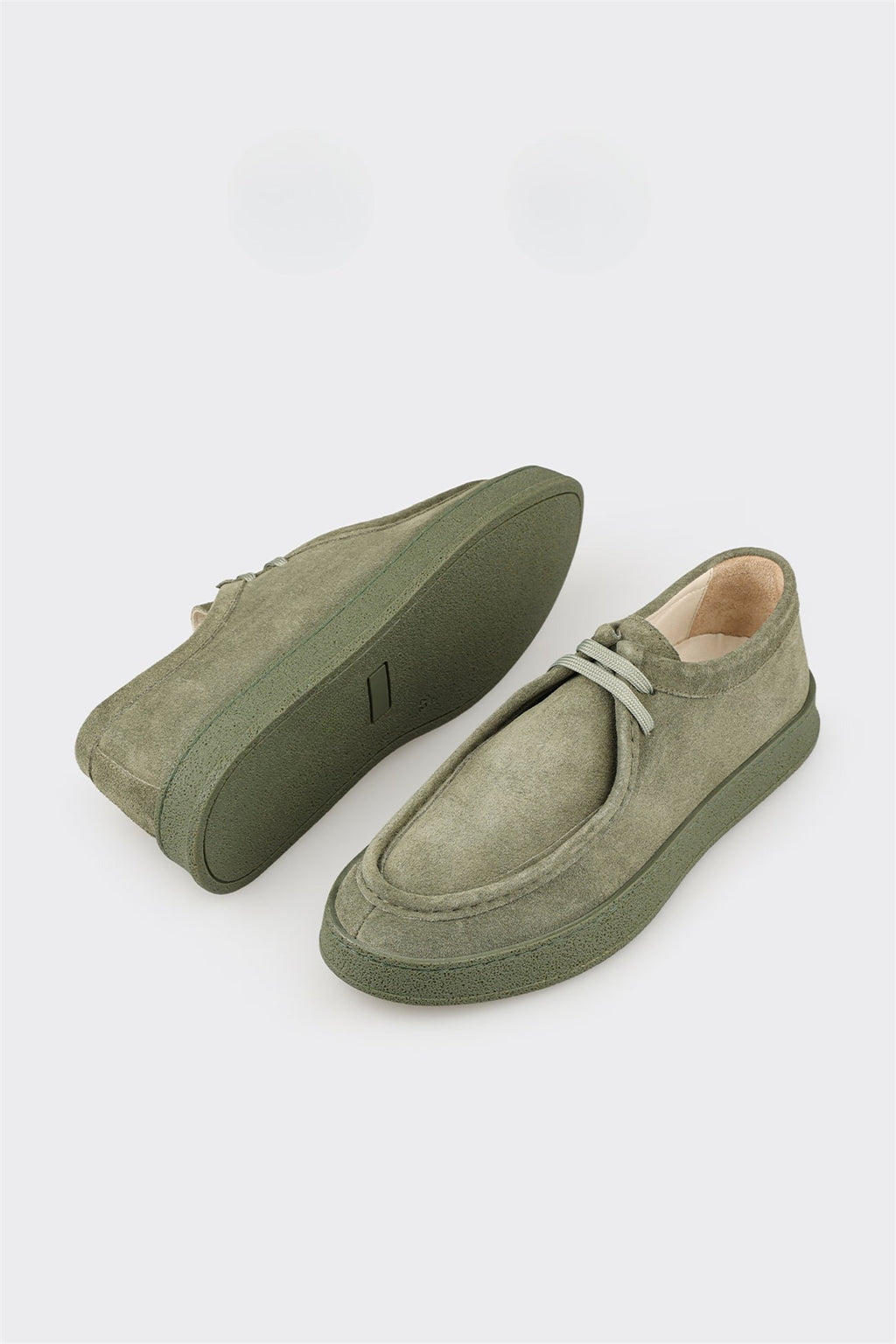 Green Leather Men's Sneaker
