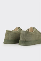Green Leather Men's Sneaker